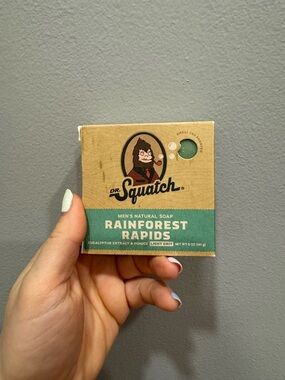 NWT Dr. Squatch Rainforest Rapids Men’s Natural Soap